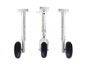 FN CNC Suspension Strut & Wheel Set For 70mm EDF Jet With Metal Mount